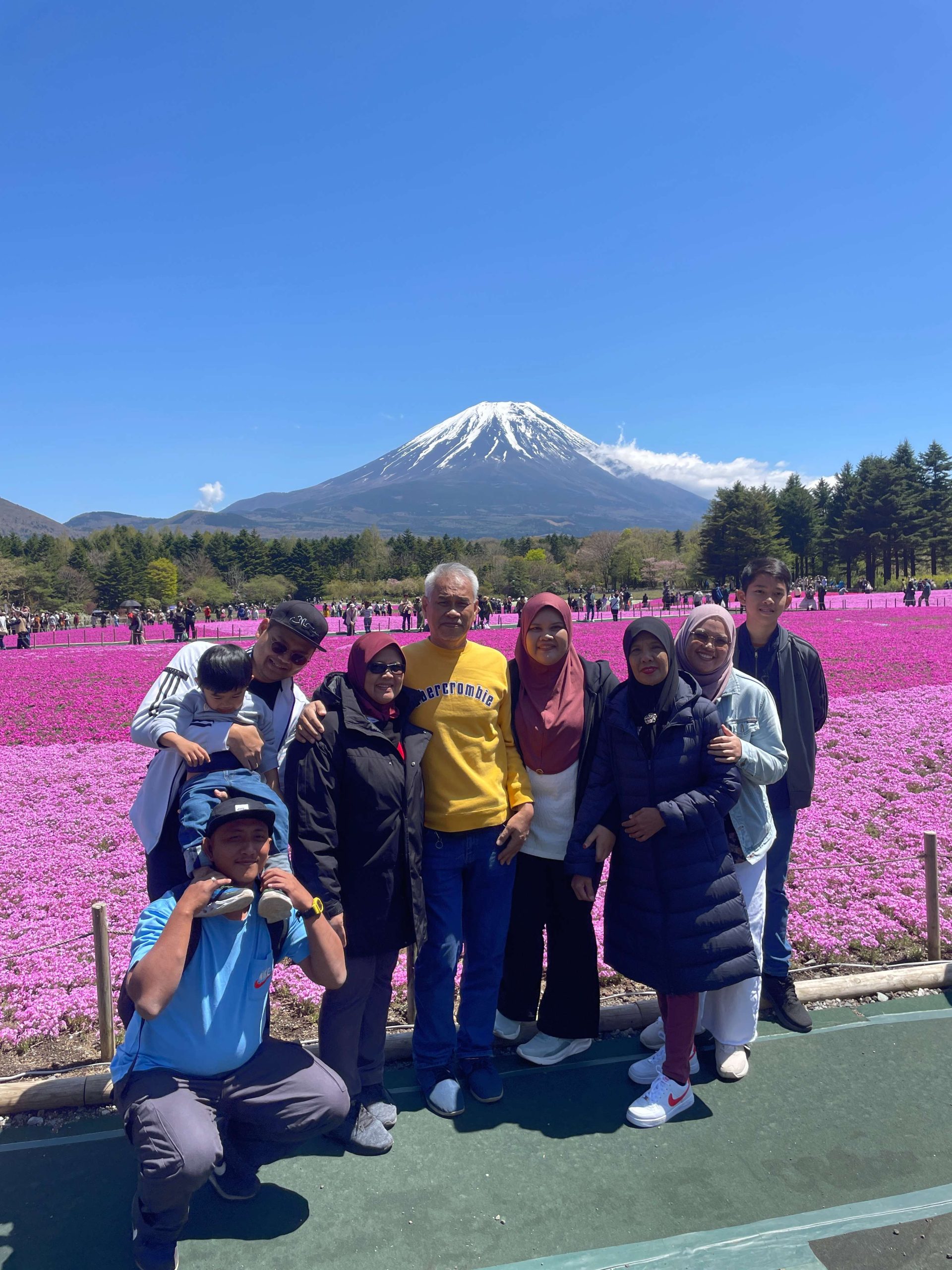 Puan Salmah Ibrahim on the 6D5N Tokyo–Fuji (5N Tokyo) trip
